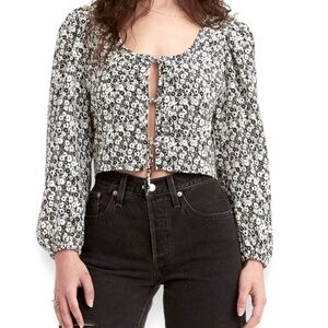 Levi’s Floral Blouse Sz XL